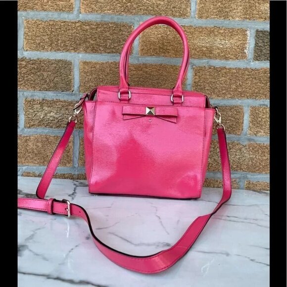 Kate Spade Pink Patent Leather Handbag Kate Spade Kate Spade Kate Spade - Picture 2 of 16